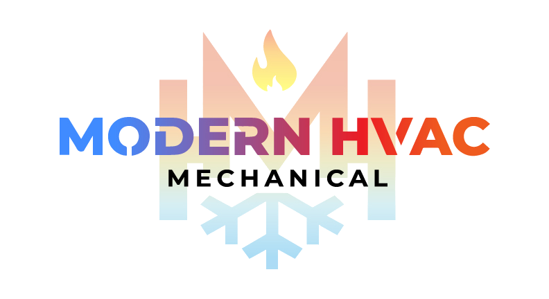 Modern HVAC Mechanical Logo